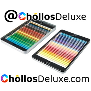 Amazon Basics Lápices Colores 48 Unidades Estuche Metálico Surtidos
