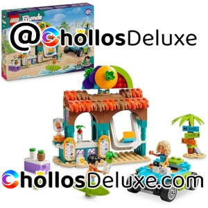 Lego Friends Puesto Batidos Playa +Mini Muñecos Tabla Surf Buggy