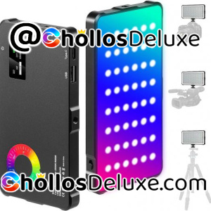 Luz LED RGB Portátil 2500K‑9000K +Batería y Efectos Especiales