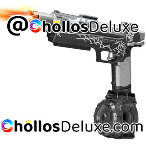 Pistola Agua Eléctrica 8m Alcance Luz LED IP7