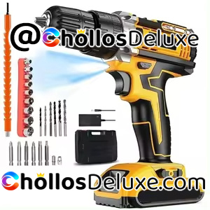 Taladro Inalámbrico 3/8" 1800rpm +2 Baterías Recargables