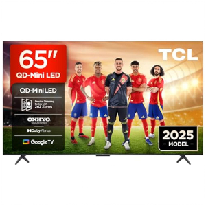 TCL 65Q6C Smart TV 65" QD Mini LED 4K HDR Google TV 144Hz Atmos