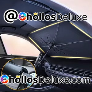 Parasol Plegable Tipo Paraguas para Parabrisas Coche