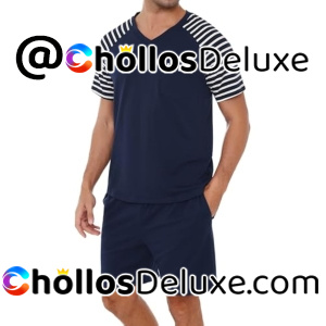 Pijama Hombre Verano Manga Corta +Pantalón