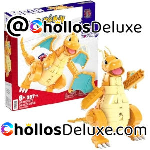 Mega Construx Pokémon Dragonite 388 Piezas con Movimiento