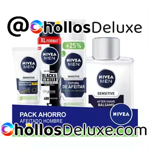 Nivea Men Pack Ahorro Afeitado Sensitive 4 Piezas
