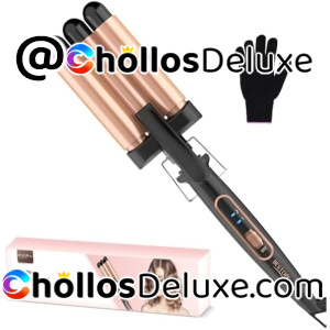 Rizador Pelo 3 Barriles 22mm Calentamiento Rápido