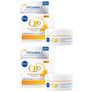 2x Nivea Q10 Energy Crema Día Antiarrugas SPF15 50ml