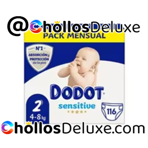 Dodot Sensitive Pañales Talla 2 116 Unidades 4‑8kg