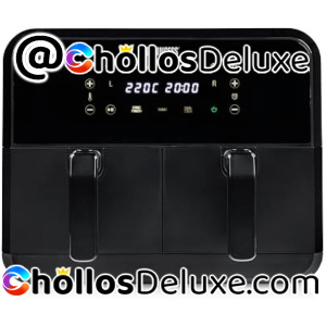 Princess Freidora Aire 2400W Doble Cesta Negra