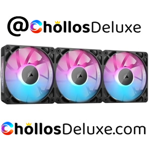 Corsair iCUE Link RX120 Pack 3 Ventiladores 120mm RGB +Hub