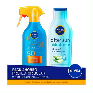 NIVEA Sun Pack Solar Ahorro FP50 +Aftersun Crema Protección Alta