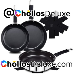 3x Bergner Baster Sartenes +Protectores