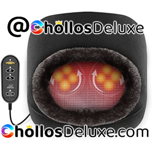 Snailax 2 en 1 Masajeador Pies Calefacción