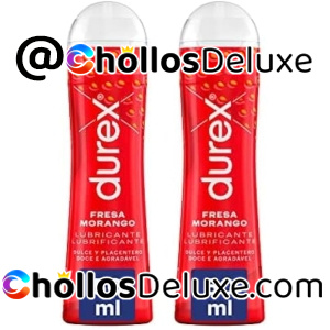 2x Durex Lubricante Sabor Fresa Base Agua 50ml