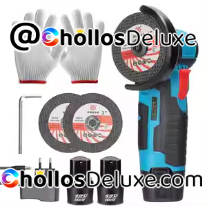Mini Amoladora Angular 12V 19500RPM Recargable +Accesorios