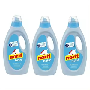 3x Norit Bebé Detergente Líquido 1125ml 32 Lavados