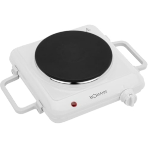 Bomann EKP 5027 Hornillo Eléctrico 18cm 1500W con Asas