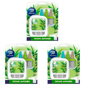 3x Ambi Pur 3Volution Ambientador Eléctrico 20ml