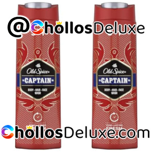 2x Old Spice Captain Gel Ducha 3 en 1 Hombre 400ml
