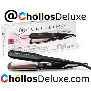 Bellissima XL ION Plancha Pelo Ancha Cerámica Queratina Ionizador