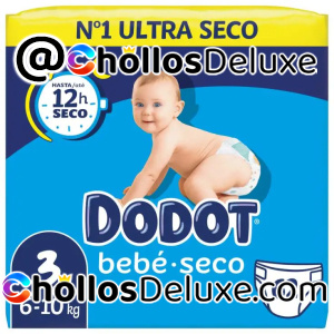 Dodot Bebé Seco Pañales Talla 3 62 Unidades
