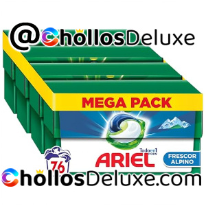 4x Ariel Pods Todo En 1 76 Lavados