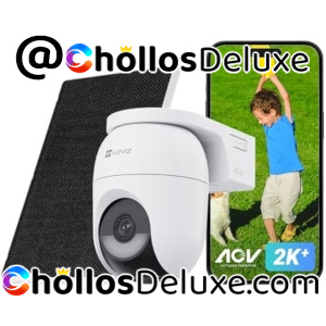 Ezviz CB8 Lite Cámara Vigilancia 4MP PTZ +Panel Solar 5W