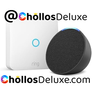 Ring Intercom + Echo Pop Antracita