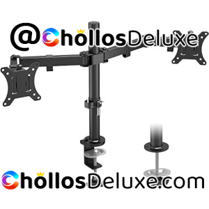 Soporte Doble Monitor 13-32" Ajustable VESA