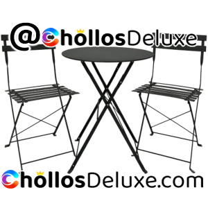 Conjunto de Mesa +2 Sillas Plegables