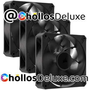 3x Corsair RS120 Max Ventiladores 120mm Alta Presión PWM