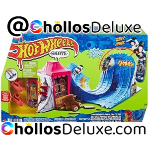 Hot Wheels Parque Skate Set +Monopatín