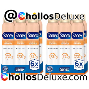 12x Sanex Dermo Sensitive Desodorante 200ml