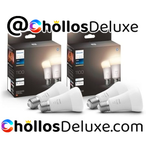 4x Philips Hue White Bombillas LED E27 1055lm