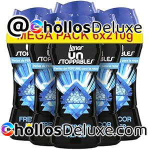 6x Lenor Unstoppables Perlas Lavadora 210g