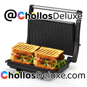 Aigostar Parrilla Eléctrica Sandwichera 1000W 180º