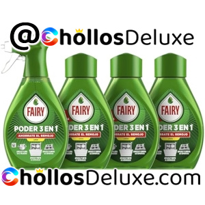 Fairy Spray Poder Sin Remojo Limón +2 Recargas
