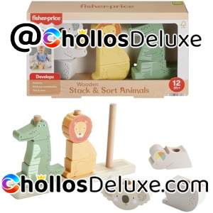 Fisher-Price Bloques Apilables Animales 10 Piezas
