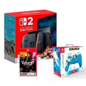 Nintendo Switch 2 +Mario Kart +Yakuza 0 +Mando