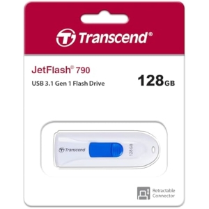 Transcend JetFlash 790 USB 128GB 3.1 Retráctil