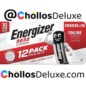 12x Energizer Pilas CR2032 Litio 3V Botón