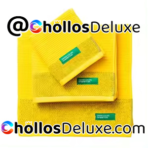 Benetton Set 3 Toallas Baño 100% Algodón