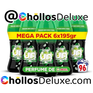 6x Lenor Unstoppables Perlas Perfume Ropa 195g