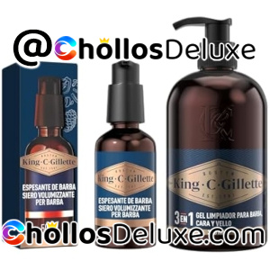 King C. Gillette Gel Barba 350ml +Espesante 50ml