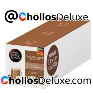 3x Nescafé Dolce Gusto Café Con Leche 16 Cápsulas
