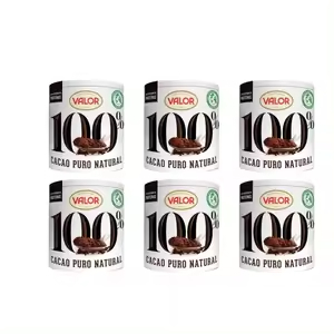6x Valor Cacao Puro Natural 100% 250g