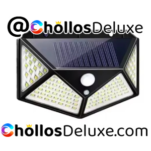 Lámpara Solar 100 LEDs Con Sensor Movimiento Exterior