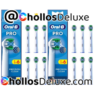 2x Oral-B Precision Clean 6 Cabezales Recambio