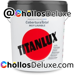 4L Titanlux Cobertura Total Pintura Paredes Blanco Bidón